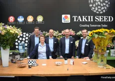 The team of Takii Seed; Henry Veurink, Loretta van den Brand, Sander van der Meer, Antoine Groot and Hylke Kroon, put their Brassica in the spotlight at this fair. There was also a lot of interest for their Lisianthus, who were shown at the fair in two new colours. The Joly and the Corelli.